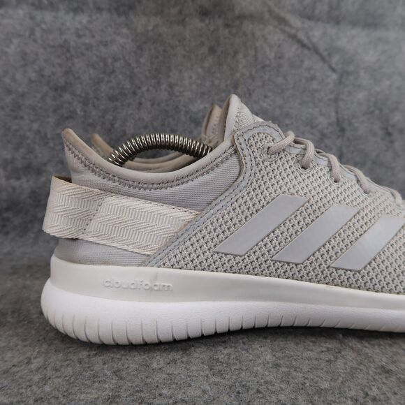 Adidas Shoes Womens 8.5 Athletic Trainers Cloudfoam Sneakers Running Active Grey - Picture 3 of 15
